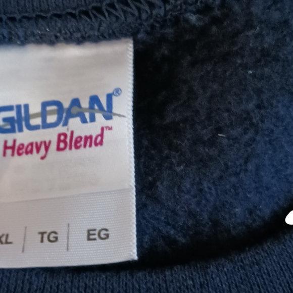 Sweatshirt XL Winter Reindeer Unisex blue - Picture 3 of 6